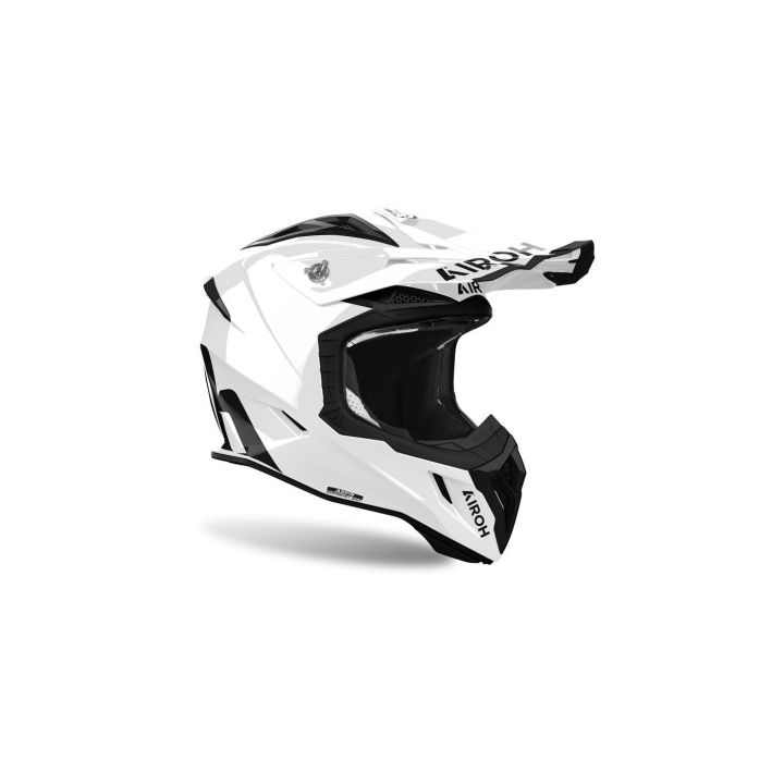 Casque moto cross AirohAviator 3 Ace Color - Blanc