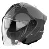 Casque moto jet AirohH 21 Color - Gris Foncé