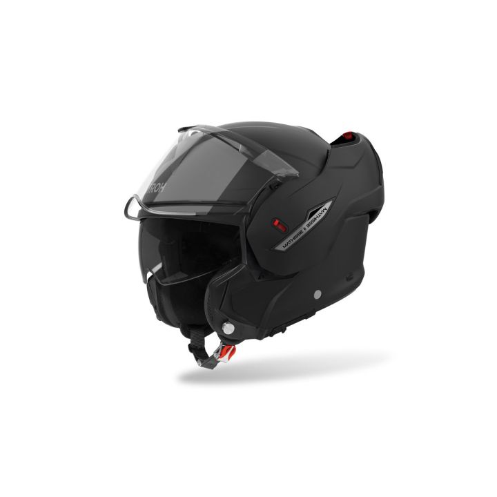 Casque moto modulable AirohMathisse II Color - Noir