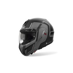 Casque moto modulable AirohMathisse II Genius - Gris