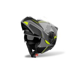 Casque moto modulable AirohSpecktre Leaf - Jaune 2