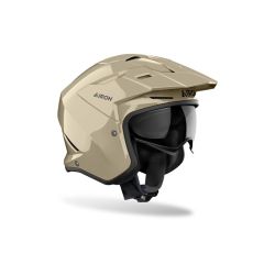 Casque moto jet Airoh 2026 Kombakt Color - Beige 2