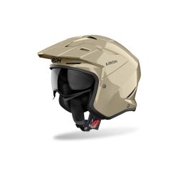 Casque moto jet Airoh 2026 Kombakt Color - Beige