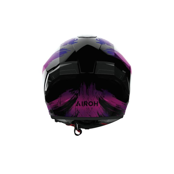 Casque moto Airoh 2026 Spark Lively - Violet Blanc Noir