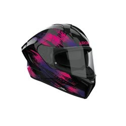 Casque moto Airoh 2026 Spark Lively - Violet Blanc Noir 2