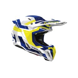 Casque moto cross Airoh 2026 Twist 3 Dynasty - Bleu Jaune 2