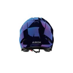 Casque moto jet Airoh 2026 Kombakt Shimmer - Violet 2