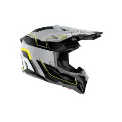 Casque moto cross Airoh 2026 Aviator 3 Leader - Jaune 2