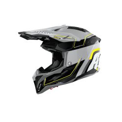 Casque moto cross Airoh 2026 Aviator 3 Leader - Jaune