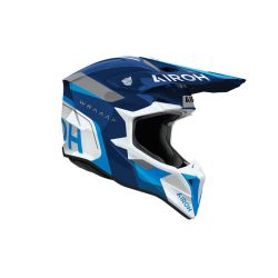 Casque moto cross Airoh 2026 WraaapConquer - Bleu 2