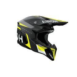 Casque moto cross Airoh 2026 WraaapConquer - Jaune 2