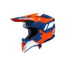 Casque moto cross Airoh 2026 WraaapVision - Orange