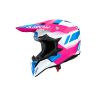 Casque moto cross Airoh 2026 WraaapVision - Rose