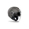 Casque moto jet AirohHelyos Color - Gris Foncé