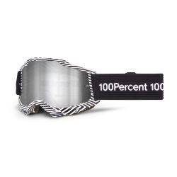 Masque moto 100% Accuri 2 Samba - Ecran iridium Argent