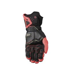 Gants moto racing Five RFX2 Evo Noir Rouge Fluo 2