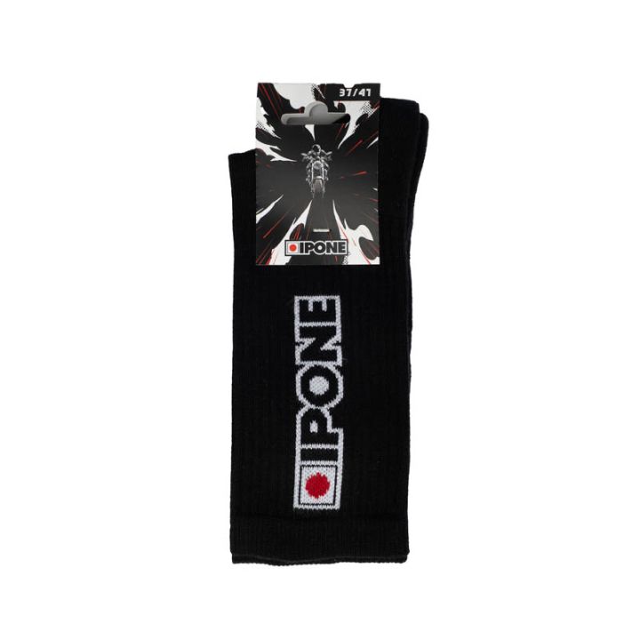 Chaussettes moto Ipone - Noir