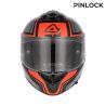 Casque moto Acerbis TARMAK-X - GRIS et ROUGE