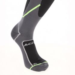 Chaussettes moto étanches Acerbis NO-WET - NOIR et JAUNE 2