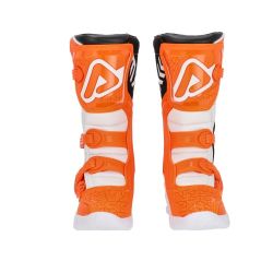 Bottes motocross enfant Acerbis X-TEAM - ORANGE et BLANC 2