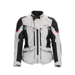 Veste moto femme Acerbis X-ROVER - GRIS et ROUGE 2