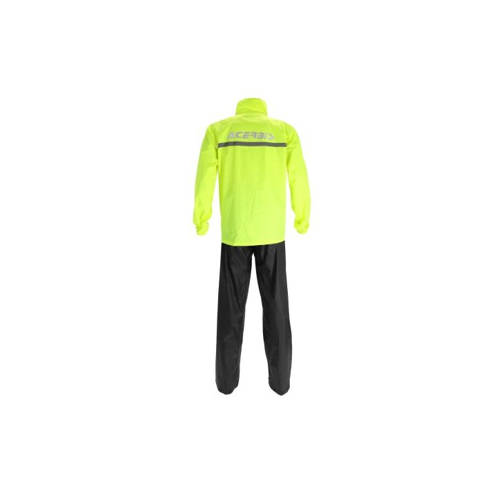 Combinaison de pluie moto Acerbis LINE - NOIR et JAUNE