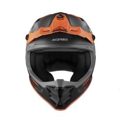 Casque cross enfant Acerbis PROFILE - NOIR et ORANGE FLUO 2