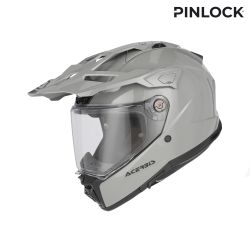 Casque moto trail Acerbis ATTACK - GRIS