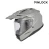 Casque moto trail Acerbis ATTACK - GRIS