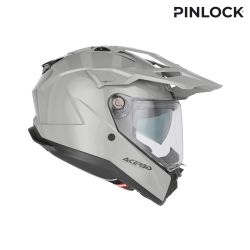 Casque moto trail Acerbis ATTACK - GRIS 2