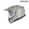 Casque moto trail Acerbis ATTACK - GRIS