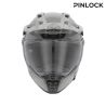 Casque moto trail Acerbis ATTACK - GRIS