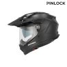Casque moto trail Acerbis ATTACK - NOIR
