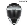 Casque moto trail Acerbis ASSAULT - BLANC