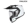 Casque moto trail Acerbis ASSAULT - BLANC