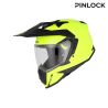 Casque moto trail Acerbis ASSAULT - JAUNE FLUO