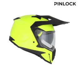 Casque moto trail Acerbis ASSAULT - JAUNE FLUO 2