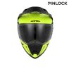 Casque moto trail Acerbis ASSAULT - JAUNE FLUO