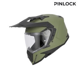 Casque moto trail Acerbis ASSAULT - VERT KAKI