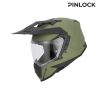 Casque moto trail Acerbis ASSAULT - VERT KAKI