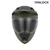 Casque moto trail Acerbis ASSAULT - VERT KAKI