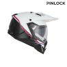 Casque moto trail Acerbis ASSAULT - BLANC et NOIR