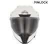 Casque moto trail Acerbis ATTACK - BLANC