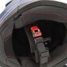 Casque moto modulable Acerbis RIDER - BLANC et BLEU et ROUGE