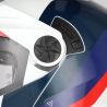 Casque moto modulable Acerbis RIDER - BLANC et BLEU et ROUGE