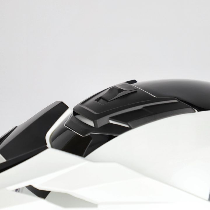 Casque moto modulable Acerbis RIDER - BLANC et BLEU et ROUGE