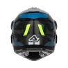 Casque enfant moto trail Acerbis RIDER - NOIR et JAUNE FLUO