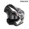 Casque moto Modulable Acerbis SEREL - NOIR et ARGENT