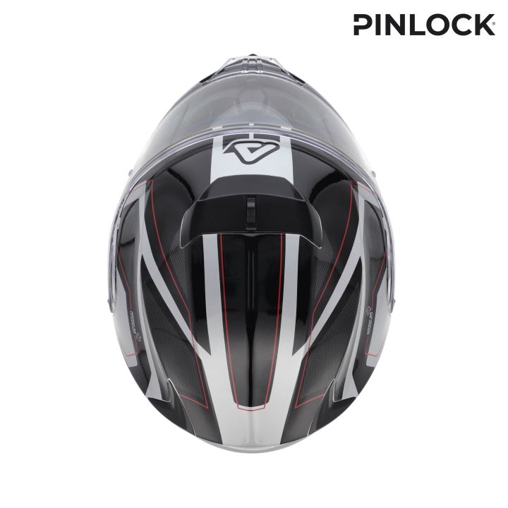 Casque moto Modulable Acerbis SEREL - NOIR et ARGENT
