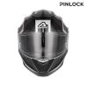 Casque moto Modulable Acerbis SEREL - NOIR et ARGENT